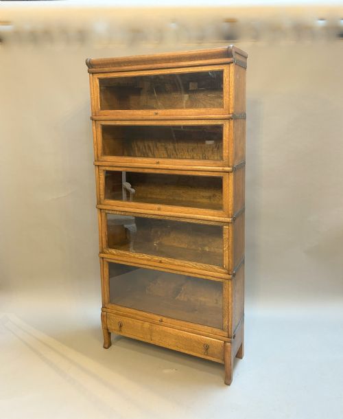 Globe Wernicke Oak Bookcase