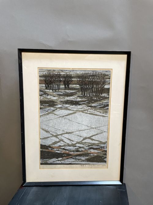 Japanese Woodblock Print, Signed