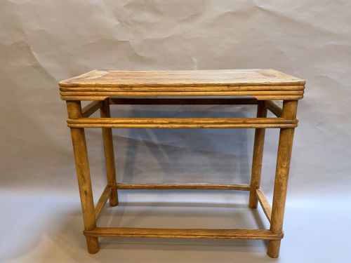 C19TH CHINESE ELM SIDE TABLE - ADDITIONAL PHOTO 2