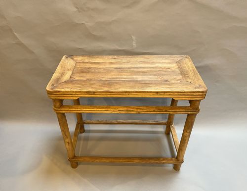 C19TH CHINESE ELM SIDE TABLE - ADDITIONAL PHOTO 3