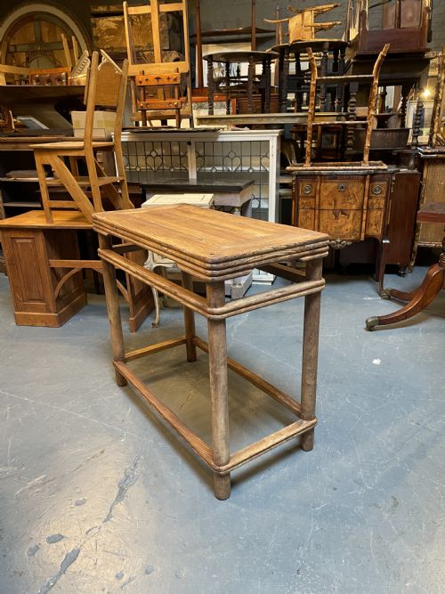 C19TH CHINESE ELM SIDE TABLE - ADDITIONAL PHOTO 6