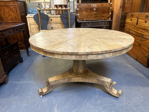 C19TH RADIALLY VENEERED DINING TABLE - ADDITIONAL PHOTO 3