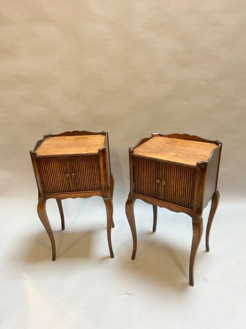 Pair of French Bedside Cabinets