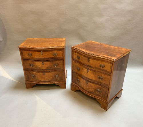 Pair Georgian Revival Chest of Drawers