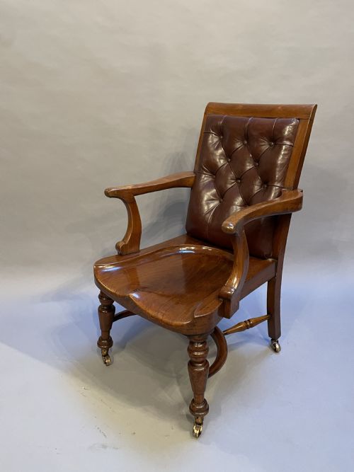 Victorian Mahogany Desk Chair