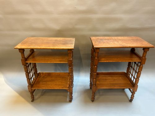 ARTS CRAFTS SIDE TABLE BY LEONARD WYBURD FOR LIBERTY CO - ADDITIONAL PHOTO 7