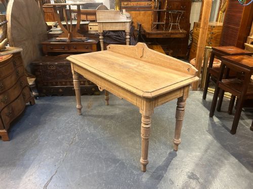 VICTORIAN OAK HALL SERVING TABLE - ADDITIONAL PHOTO 5