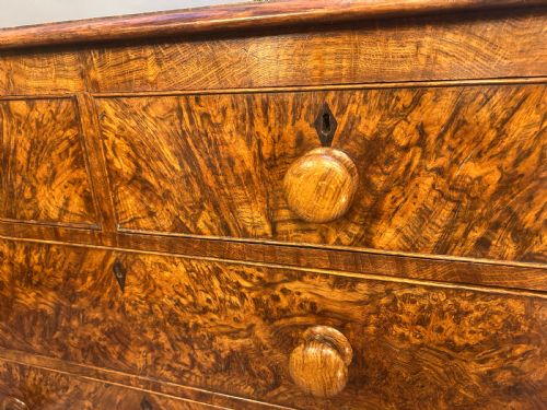 RARE OAK COUNTRY CHEST OF DRAWERS - ADDITIONAL PHOTO 1