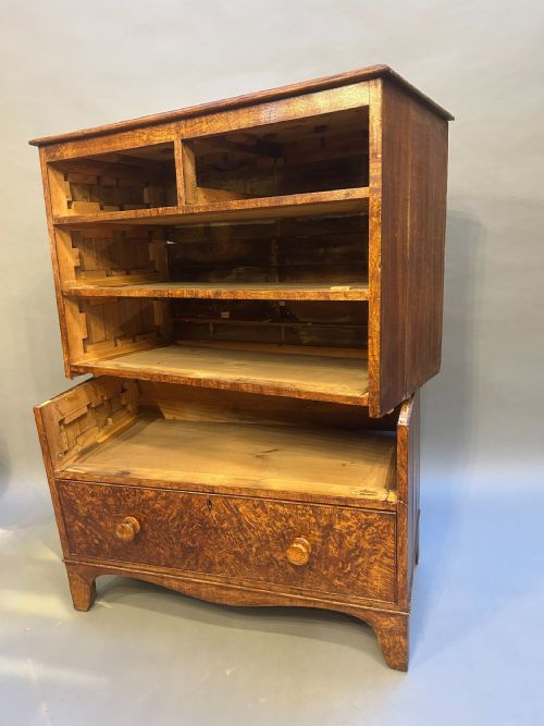 RARE OAK COUNTRY CHEST OF DRAWERS - ADDITIONAL PHOTO 5