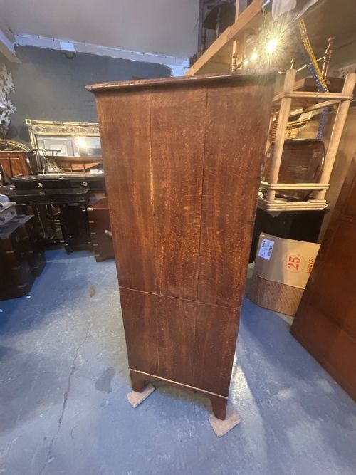 RARE OAK COUNTRY CHEST OF DRAWERS - ADDITIONAL PHOTO 10