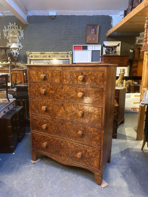 RARE OAK COUNTRY CHEST OF DRAWERS - ADDITIONAL PHOTO 11