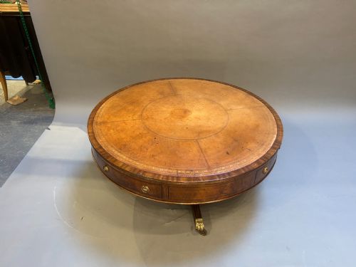 GEORGIAN DRUM CENTRE COFFEE TABLE - ADDITIONAL PHOTO 1