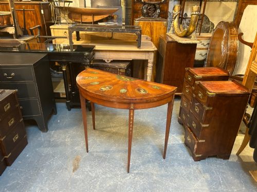 C19TH SHERATON TASTE CARD TABLE - ADDITIONAL PHOTO 6