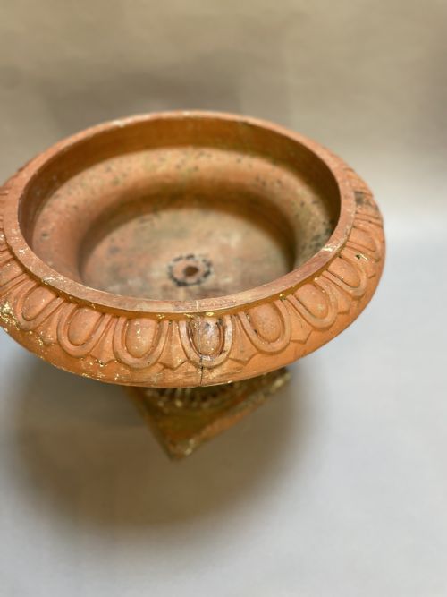 PAIR TERRACOTTA CAMPANA GARDEN URNS - ADDITIONAL PHOTO 7