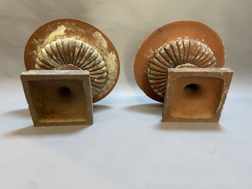 PAIR TERRACOTTA CAMPANA GARDEN URNS - ADDITIONAL PHOTO 9