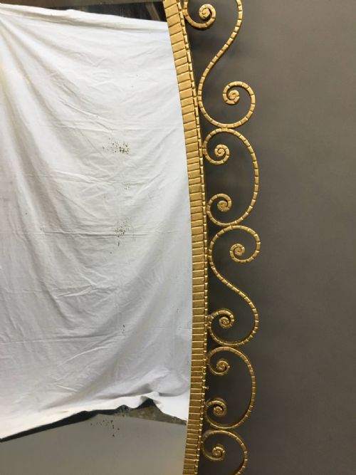 LARGE FRENCH GILT MIRROR - ADDITIONAL PHOTO 1