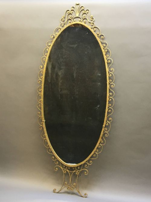 LARGE FRENCH GILT MIRROR - ADDITIONAL PHOTO 5