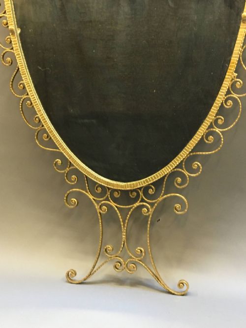 LARGE FRENCH GILT MIRROR - ADDITIONAL PHOTO 7