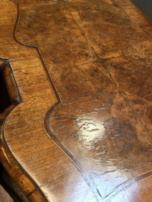 C19TH SMALL WALNUT COMMODE CHEST OF DRAWERS - ADDITIONAL PHOTO 13