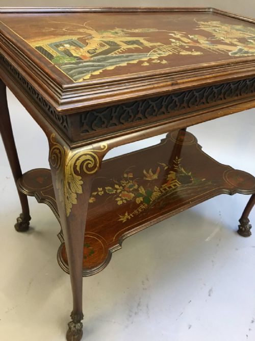 CHINOISERIE OCCASIONAL TABLE - ADDITIONAL PHOTO 6