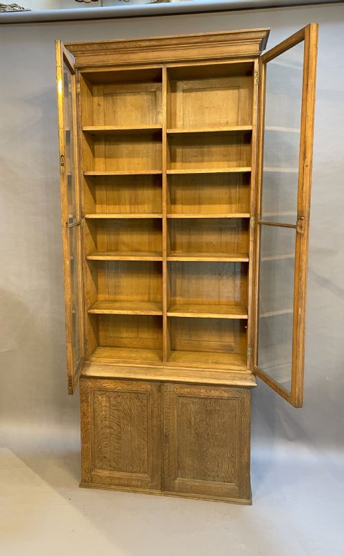 EXCEPTIONAL C19TH TALL BOOKCASE BY HOWARD SONS - ADDITIONAL PHOTO 7