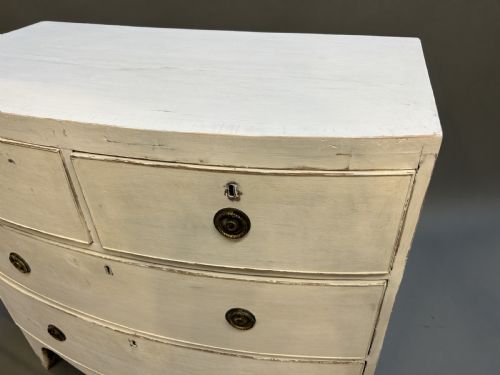 ANTIQUE PAINTED CHEST OF DRAWERS - ADDITIONAL PHOTO 2