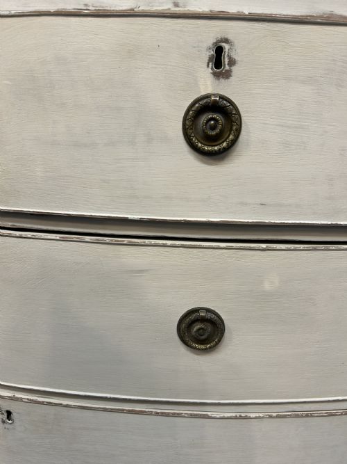 ANTIQUE PAINTED CHEST OF DRAWERS - ADDITIONAL PHOTO 9
