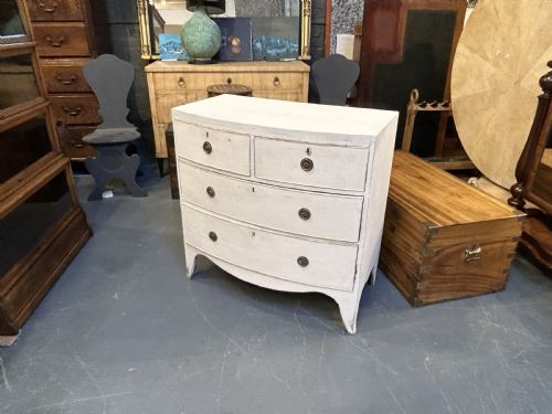 ANTIQUE PAINTED CHEST OF DRAWERS - ADDITIONAL PHOTO 10