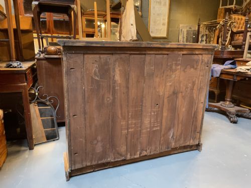VICTORIAN OAK BREAKFRONT BOOKCASE - ADDITIONAL PHOTO 12