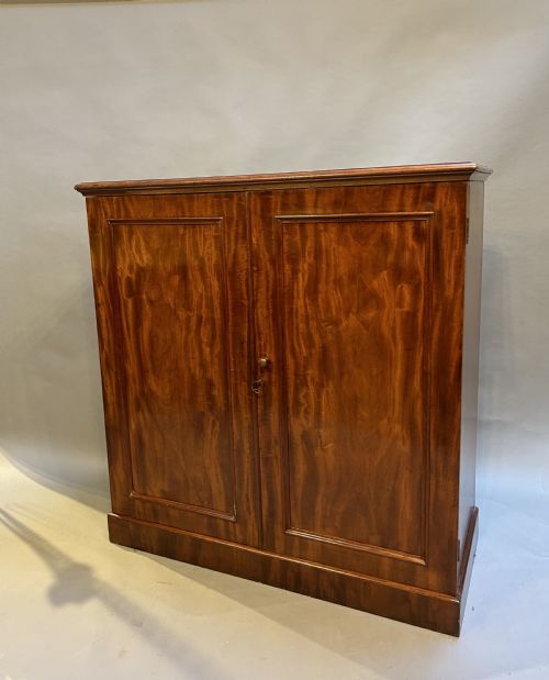 C19TH LINEN PRESS CUPBOARD BY HEALS