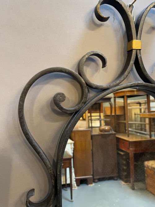 FRENCH SCROLL MIRROR - ADDITIONAL PHOTO 1