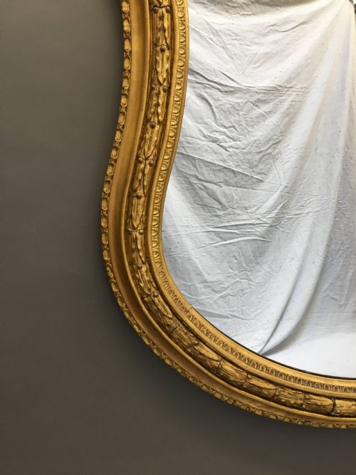 C19TH LARGE GILT MIRROR - ADDITIONAL PHOTO 6