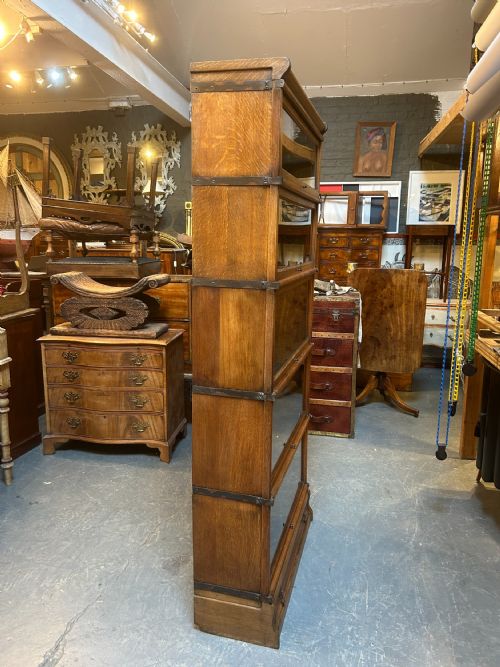 GLOBE WERNICKE OAK STACKING BOOKCASE - ADDITIONAL PHOTO 8