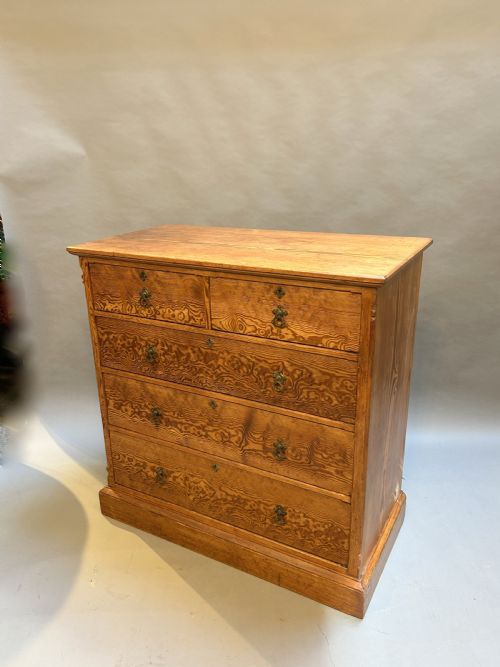 VICTORIAN OREGON PINE CHEST OF DRAWERS