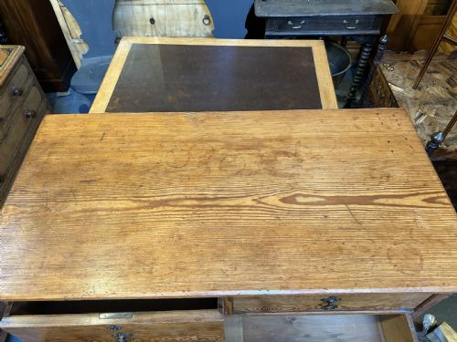 VICTORIAN OREGON PINE CHEST OF DRAWERS - ADDITIONAL PHOTO 5