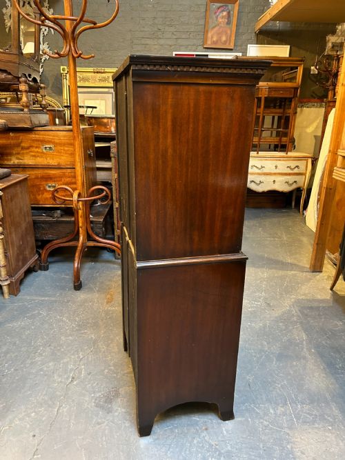 GEORGIAN REVIVAL TALLBOY CHEST OF DRAWERS - ADDITIONAL PHOTO 9