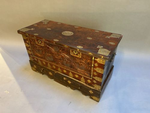 C19h Hardwood Zanzibar Chest