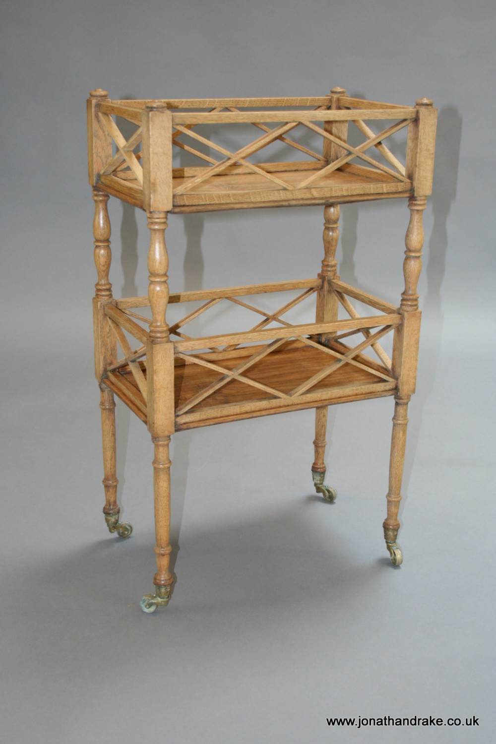 Edwardian oak side table