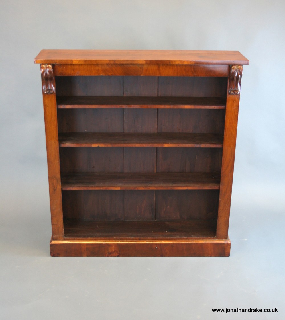 Victorian Walnut Bookcase
