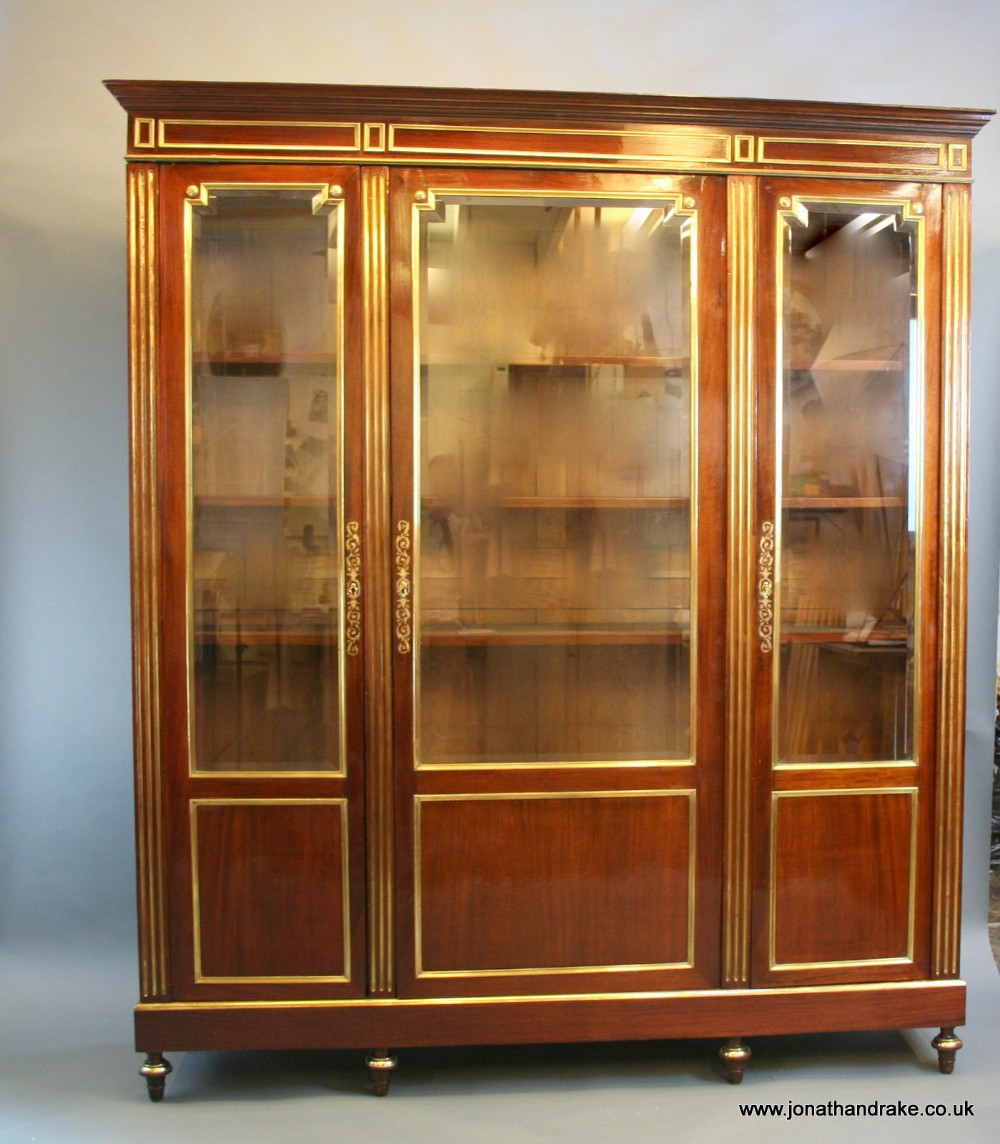 French Bookcase Display Cabinet