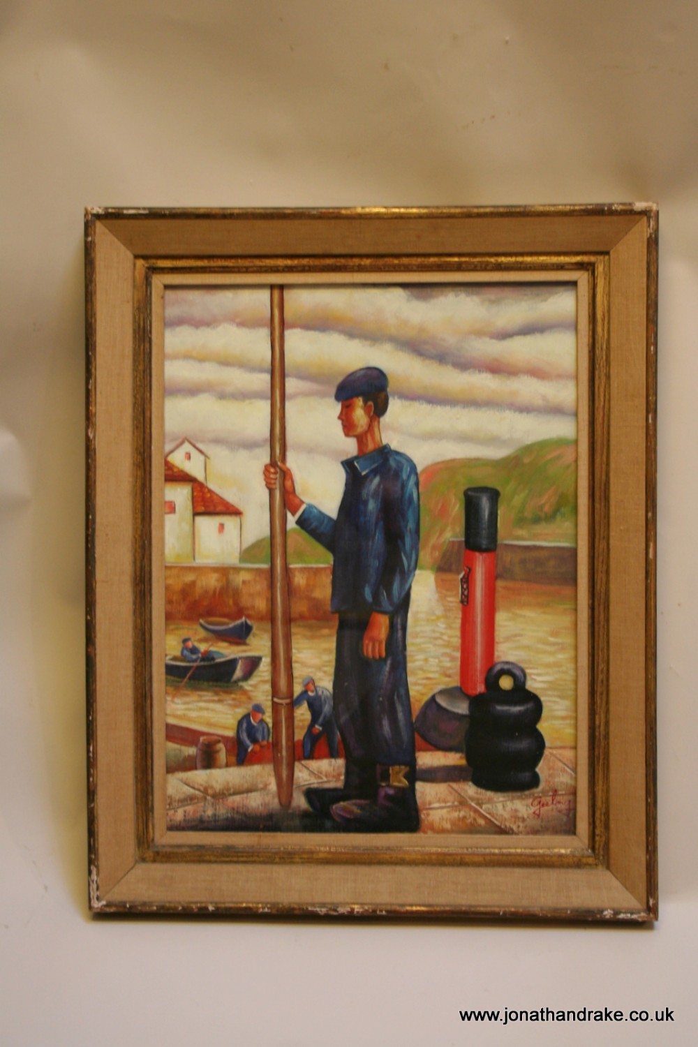 oil on canvas _ Breton Fisherman