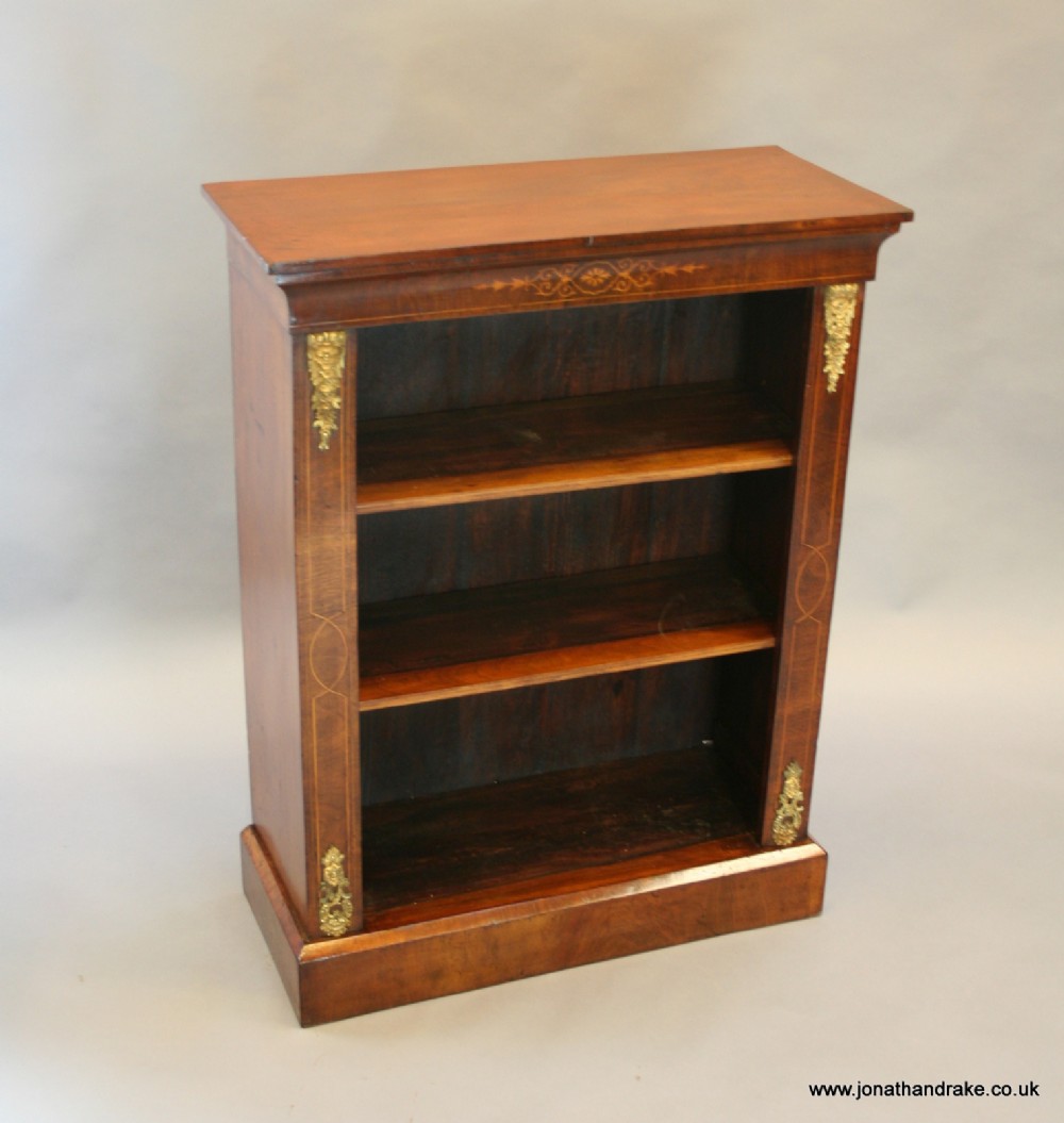 Victorian walnut bookcase
