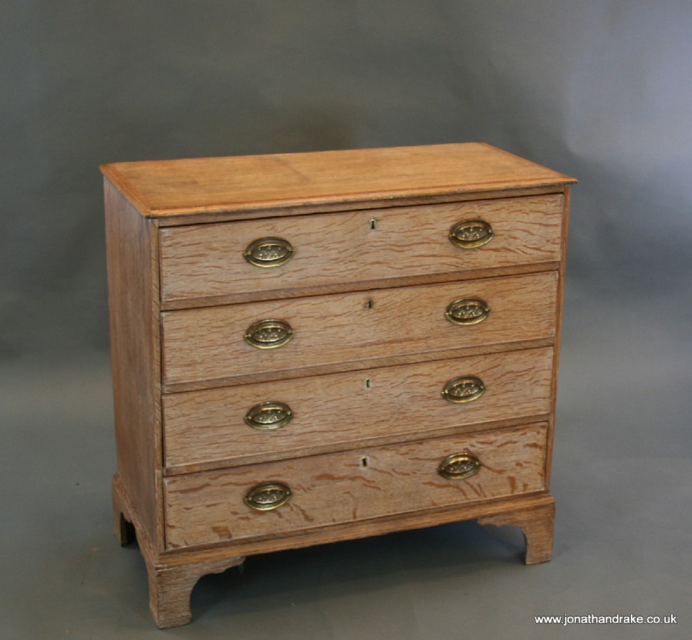 George 111 limed oak chest