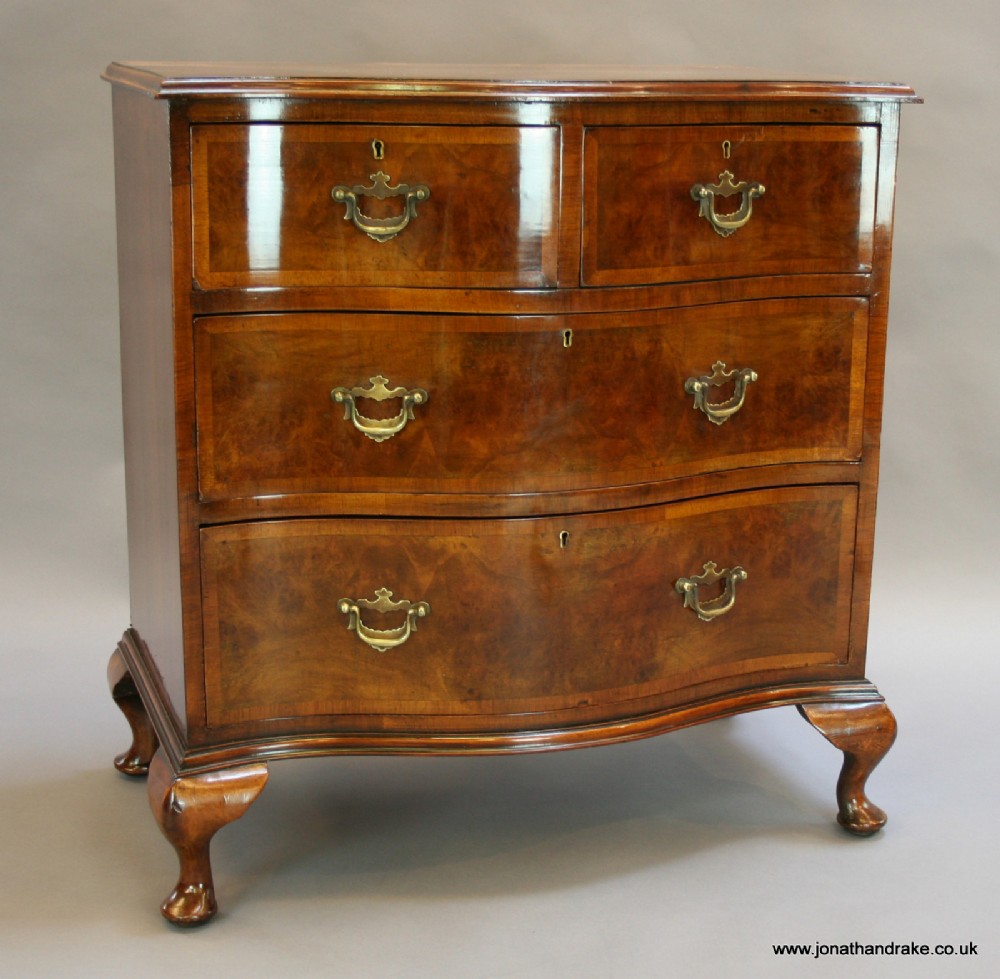 Queen Anne Revival chest of small proportions