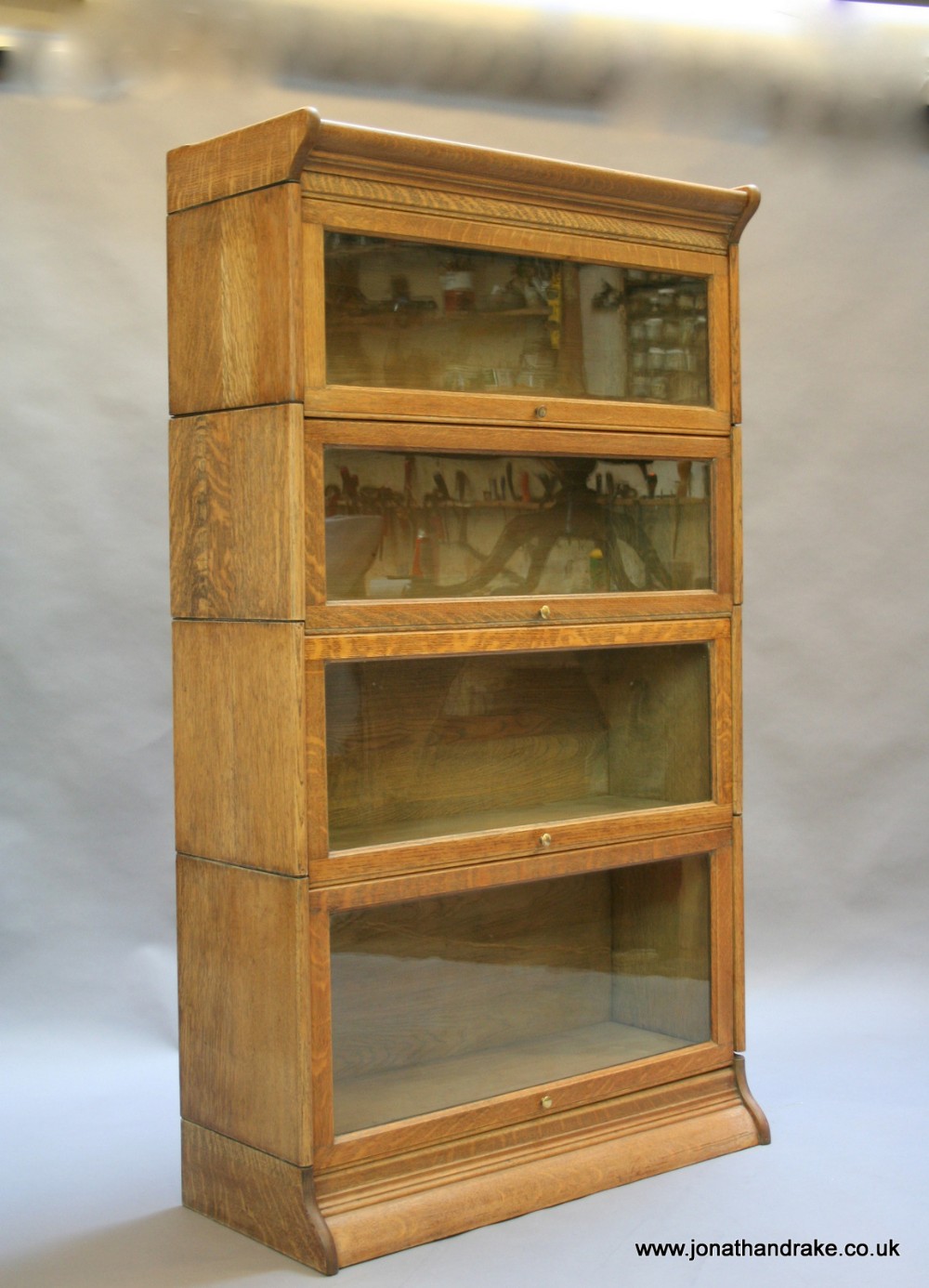 Stacking sectional Bookcase, attributed to Gunn