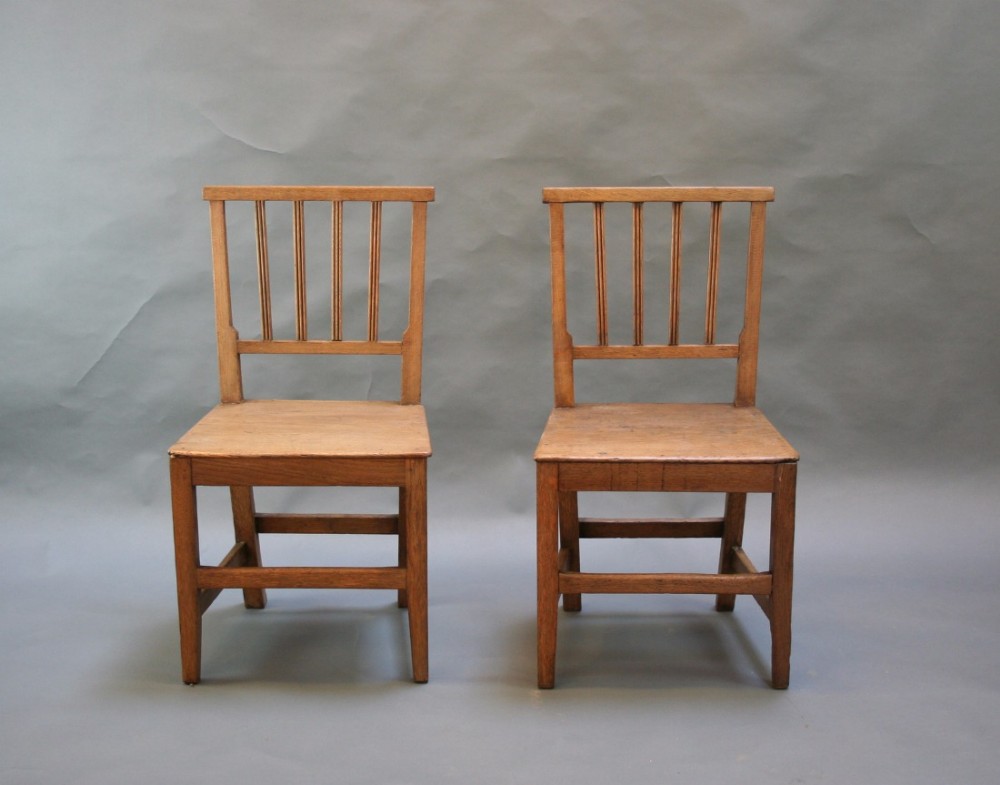 pair of George 111 side chairs