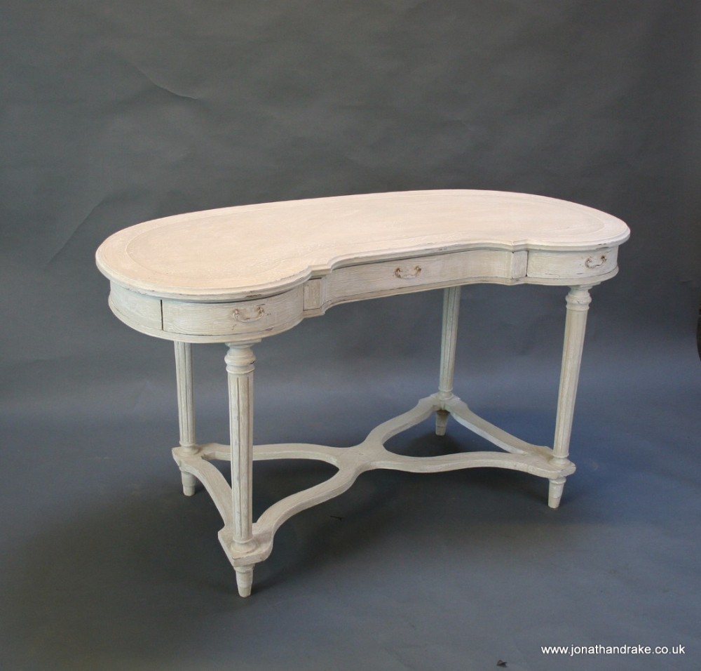 French Taste painted dressing writing table