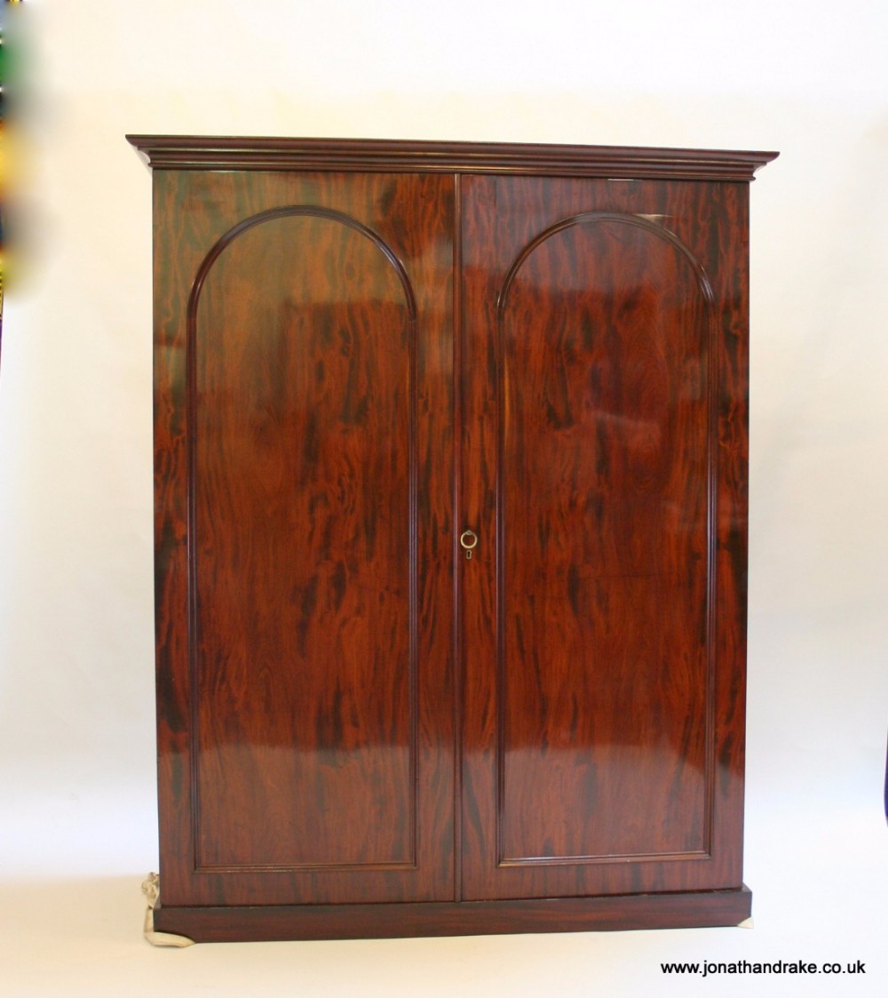 mid- Victorian mahogany wardrobe