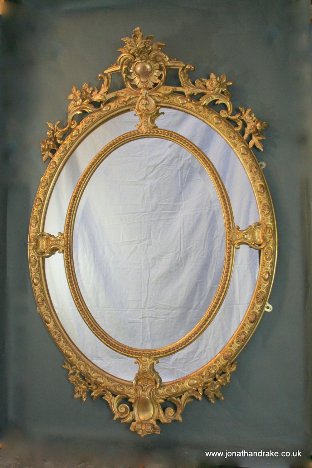 FRENCH GILT OVERMANTLE MIRROR