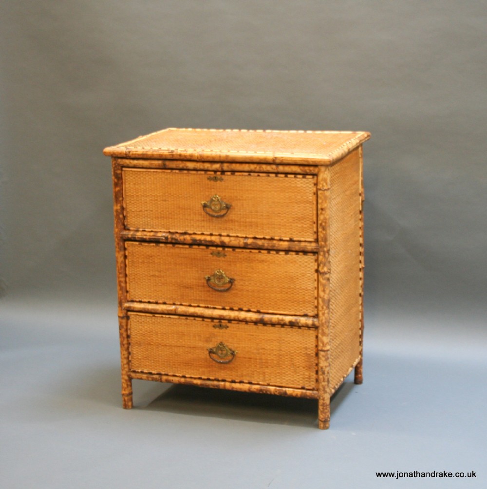 late Victorian bamboo chest